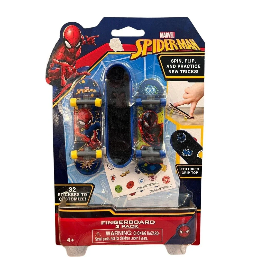 Marvel Spider-Man, Avengers, Star‎ Wars 9 Fingerboards Mini Skateboard Lot Of 3